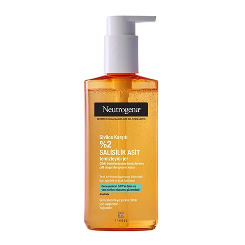 ژل شستشو صورت نوتروژینا NEUTROGENA مدل سالیسیلیک اسید 2