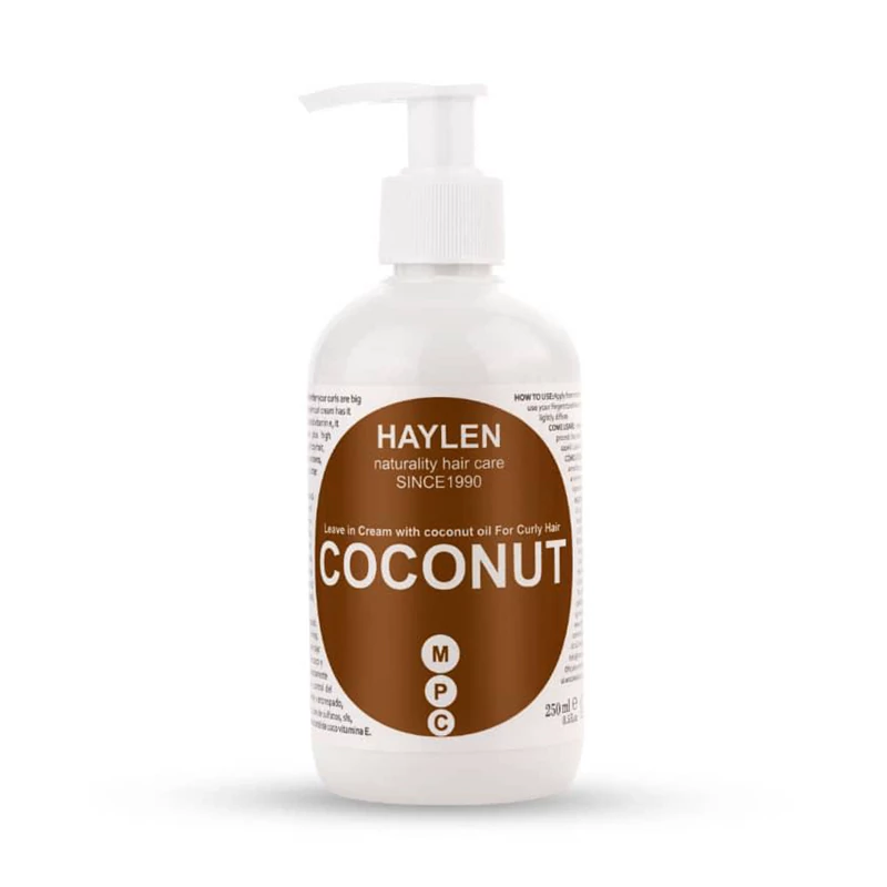 کرم مو هایلن HAYLEN مدل نارگیل COCONUT بدون آبکشی