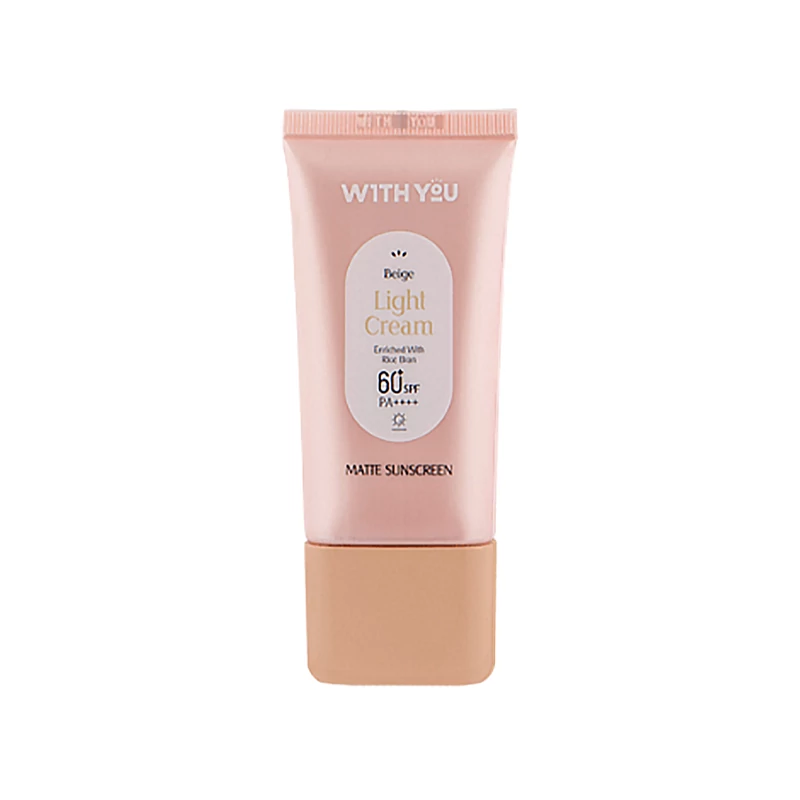 کرم ضد آفتاب رنگی ویت یو WITH YOU مدل LIGHT CREAM