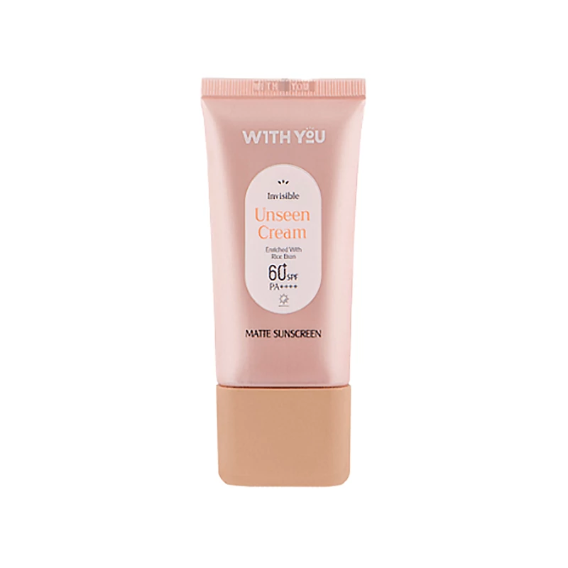 کرم ضد آفتاب بی رنگ ویت یو WITH YOU مدل UNSEEN CREAM