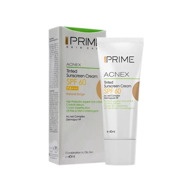 ضدآفتاب رنگی پرایم (PRIME) مدل SPF60 رنگ بژ (BEIGE)